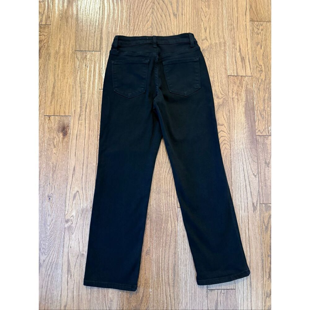 Vervet black high rise straight crop jeans size 26 - Picture 7 of 8